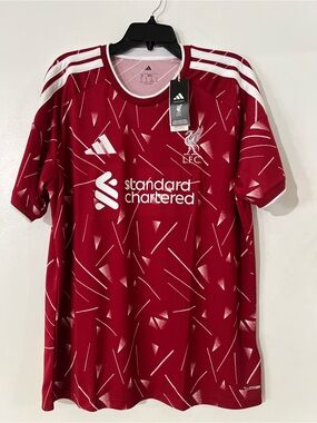 adidas Liverpool MEN’S Jersey in Red and White SZ XL
